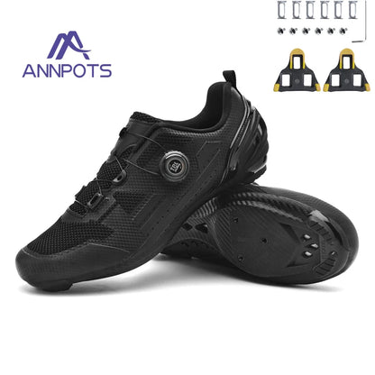 Professional Men's MTB Cycling Shoes White Racing Self-Locking 2024 Speed Road SPD Bicycle Sneakers New Women's Flats Cleats Shoes