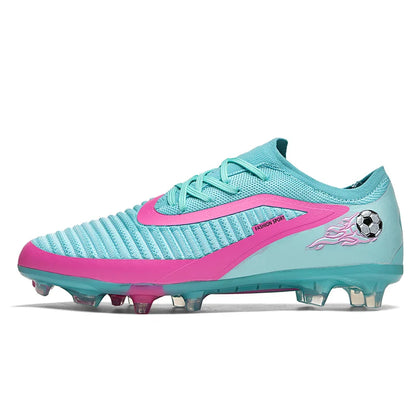 New Men Soccer Shoes Adult Non Slip Football Boots Outdoor Sport Boys Long Spikes Training Cleats Breathable Match Comfortable