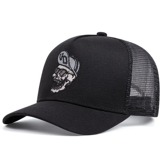 Hip hop VD portrait embroidered baseball cap men's and women's outdoor sports events American trucker hat trend fashion