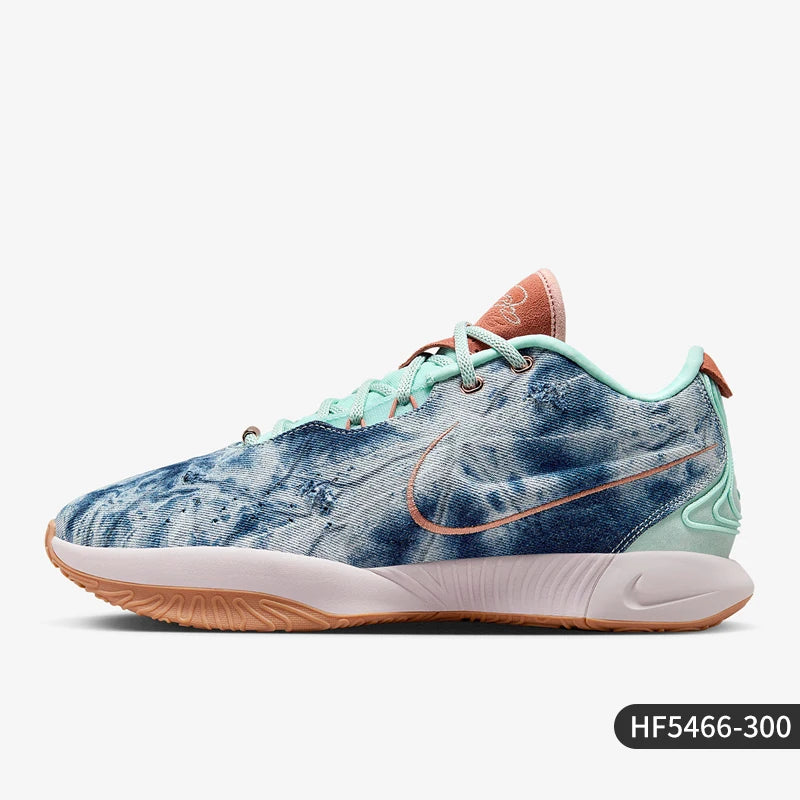 Nike Genuine 2024 New Men's Practical Shock-Absorbing Sport Basketball Shoes HF5466-300