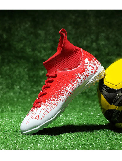 Teenage Adult Football Shoes New Fashion Large Size Sneaker Outdoor Professional Competition Training Football Footwear 31-48