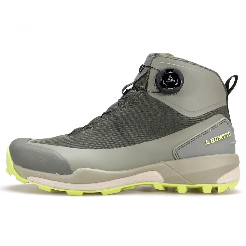 HUMTTO hiking shoes men's winter high-top warm non-slip hunting shoes women outdoor sports cushioning snow boots Tactical boots