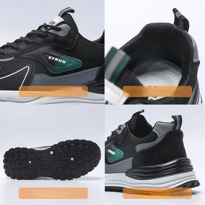 Chaussures de sport polyvalentes en maille pour hommes, baskets respirantes de marque, chaussures de course antidérapantes, chaussures de sport à plateforme, Tenis Masculino
