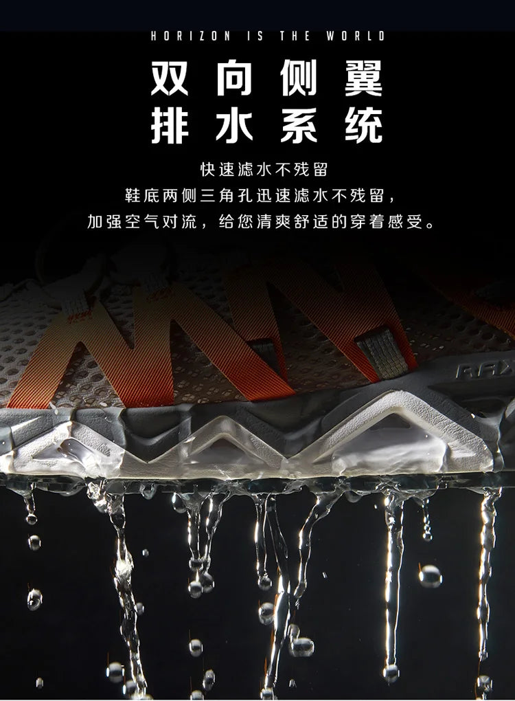 RAX Upstreams Aqua Shoes for Man Outdoor Sports Sneakers for Male Outdoor Summer Beach Sandals Fishing Shoes  Swimming Shoes