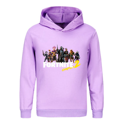 Fortnite Hoodie für Kinder und Babys, Cartoon-Kleidung, Unisex, Jungen, langärmelige Kapuzen-Sweatshirts, Jugendliche, Mädchen, lässige Jacken1007