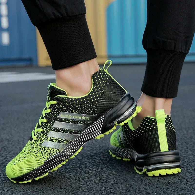 Men's and Women's Flats Fashion Casual Sneakers Couple Walking Shoes Plus Size 36-48 Breathable Fitness Running Shoes Men Shoes