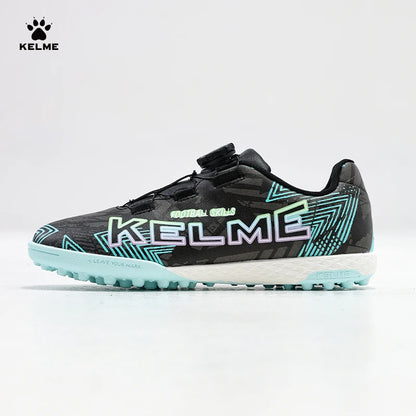 KELcloser-Chaussures de football TF pour enfants, entraînement sportif professionnel, bottes de football à bouton rotatif, enge Él, coordonnantes, 9332ZX3Anther