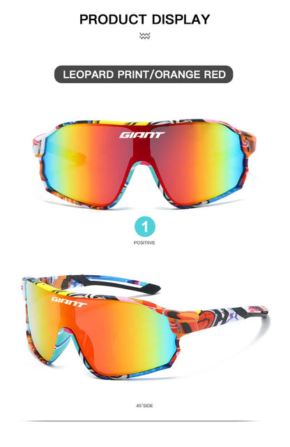 Okulary rowerowe GIANT dla mężczyzn i kobiet, UV400, z soczewkami HD REVO zapobiegającymi parowaniu, certyfikowane zgodnie z normami CE/ANSI, w stylu Cateye, do rowerów MTB i szosowych