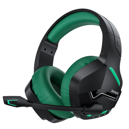 BINNUNE BW01 casque de jeu sans fil pour PC PS4 PS5 Playstation 4 5, 2.4G sans fil Bluetooth USB casque de joueur avec micro