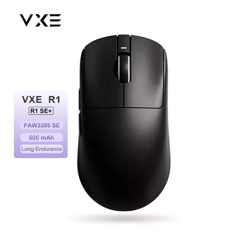 Ratón gaming inalámbrico ATK VXE Dragonfly R1 Pro MAX PAW3395 R1 SE Plus, ratón FPS esports personalizable, recargable y ligero