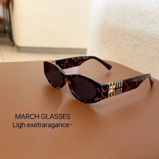 2026 New Fashion Oval Sunglasses Women Men Trendy Cool Sun Glasses Ladies Street Shot Retro Premium Eyewears Gafas De Sol UV400