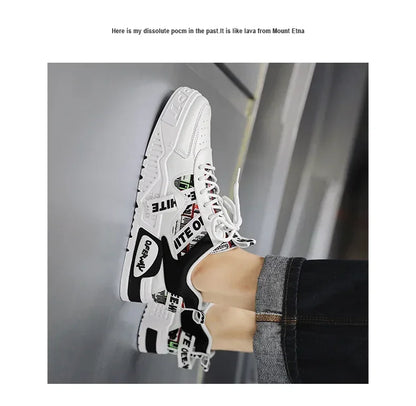 Skateboard Herresko Sommersneakers Læder Casual Mode Udendørs Løb Sport Vandreture Tennis Platform Designer Luksus
