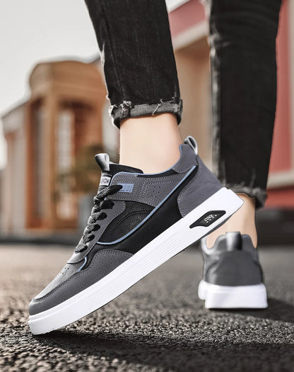 Męskie niskie buty sportowe na co dzień – modne trampki do koszykówki w stylu ulicznym, buty do skateboardingu dla nastolatków