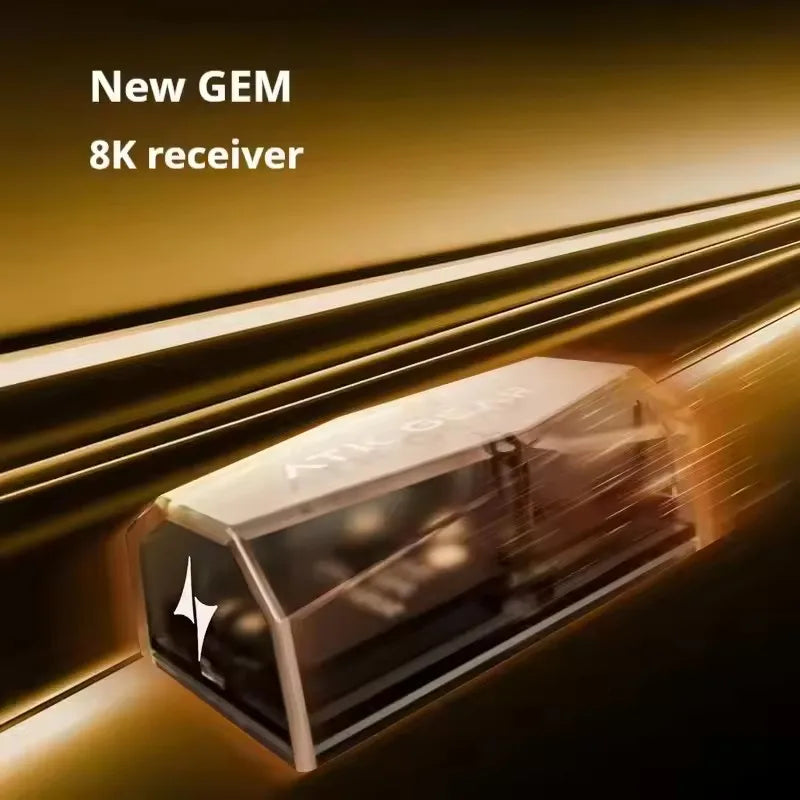 Bezdrôtová myš ATK Blazing Sky X1 V2 Ultimate Dual Mode, ľahká, PAW3950 Ultra, duálny režim 8K HZ, nízka latencia, prispôsobená ergonómia
