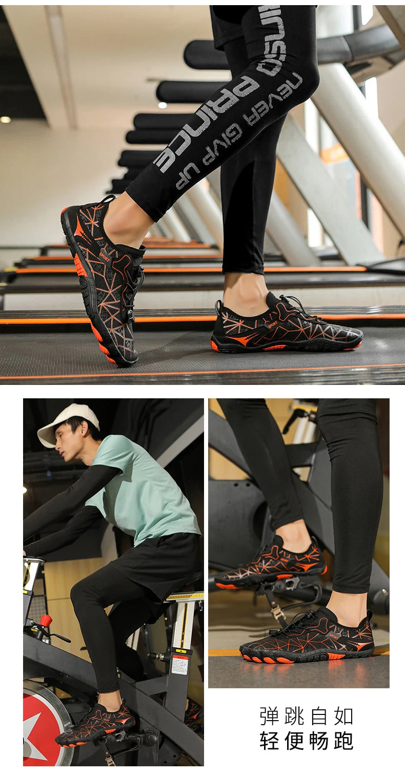 Barefoot Shoes,Quick-Drying Non-slip Outdoor Men's lightweight Wading Shoes,Suitable For Beaches,Hiking,Fitness,Sports Shoes36-4