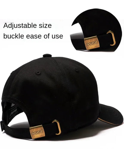 Men's Hat Baseball Cap for Men New Fashion Luxury Brand Embroidery Chinese Style Big Size Cotton Trucker Hat HipHop For 4seasons
