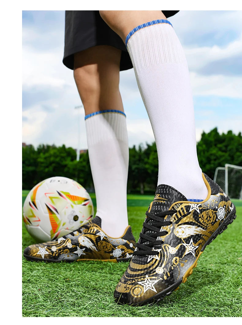 Scarpe da calcio da uomo Scarpe da calcio originali per ragazzi TF/AG Scarpe da calcio professionali da campo al coperto Scarpe da calcio Society Sneaker antiscivolo