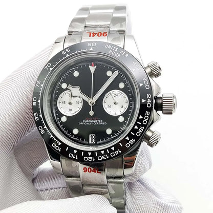 Men's VK64 Sapphire Quartz Stainless Steel Chronograph Casual Sport Waterproof Men's Automatic Watch