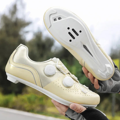 2025 new arrival professional cycling shoes, racing road bike SPD cleat shoes, ultralight self-locking MTB bicycle sneakers unisex