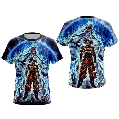 Dragon Ball Z herr-T-shirt Vegeta Streetwear Trend Y2K Harajuku sommar Vegeta T-shirt Anime Saiyan kortärmad Goku-tröja
