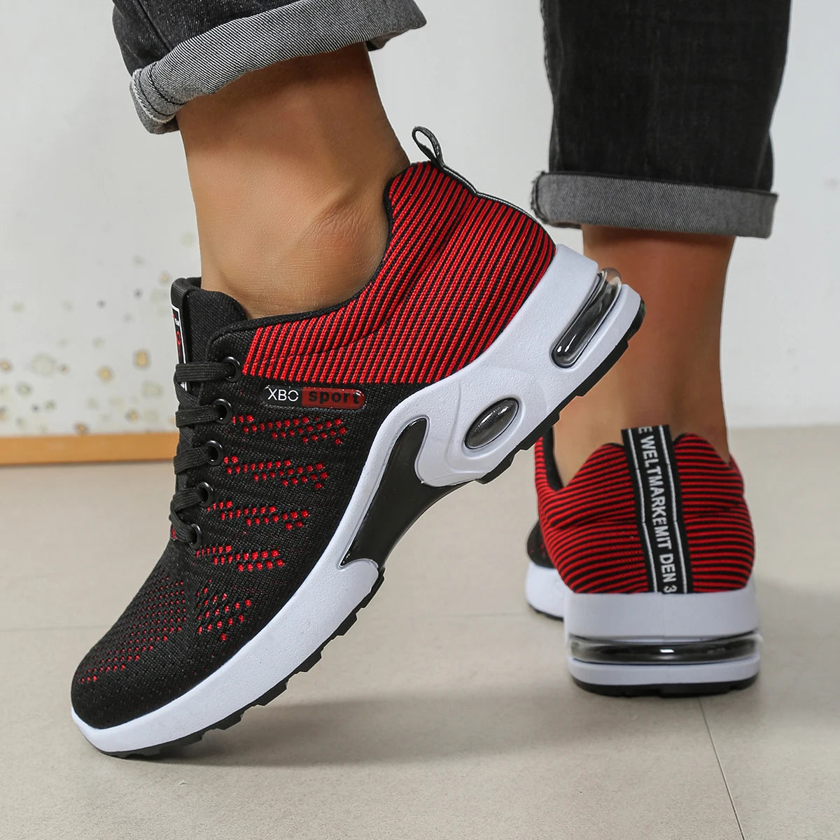 Zapatillas de running de moda para hombre con cordones, muy transpirables: antideslizantes, duraderas y con una comodidad acolchada. Zapatillas deportivas de moda para hombre.