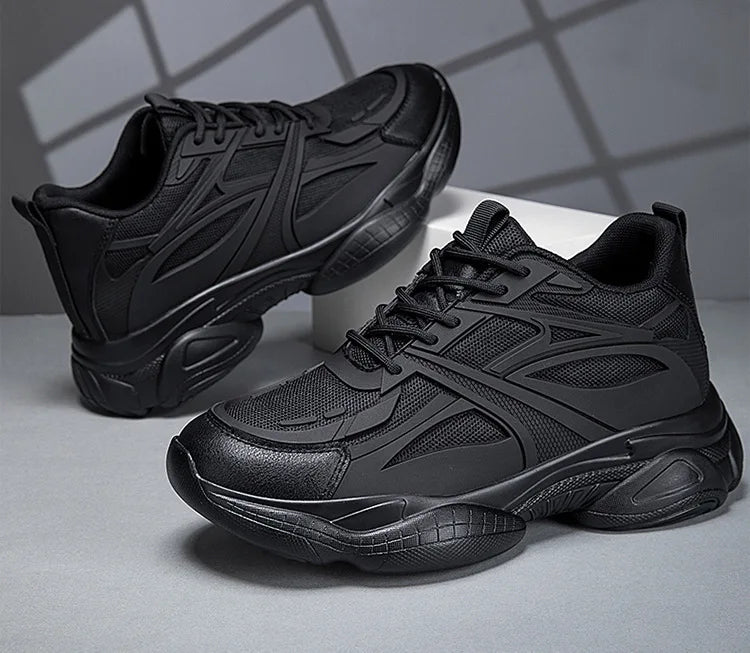 Nouvelles chaussures rehaussantes pour hommes, augmentation invisible de la taille de 10 cm, respirantes, augmentation de la taille de 8 cm, chaussures de sport en maille