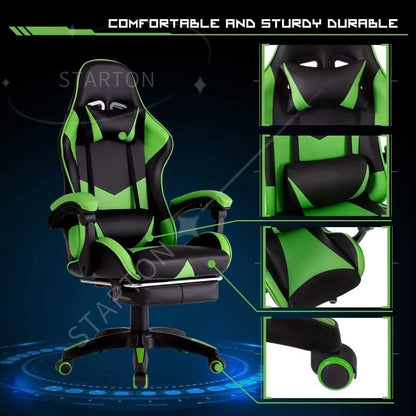 High Back Cheap Office Pink Green PU Leather Computer Chair Gamer Racing Gaming Chair