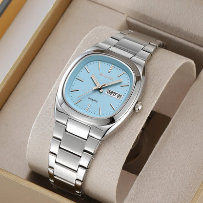 SKMEI 2420 Casual Female Wristwatch Dress For Women Ladies Business Steel Clock Fashion Quartz Date Time Women Luxury Watches