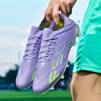 New Men Football Boots Match Cleats High-quality Futsal Indoor Sneakers Non-Slip Grass Soccer Shoes Hot-selling High-top Outdoor