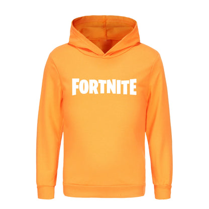 Detská mikina Fortnite Baby Cartoon s kapucňou, unisex, chlapčenská s dlhým rukávom, mládežnícke dievčenské ležérne kabáty1354