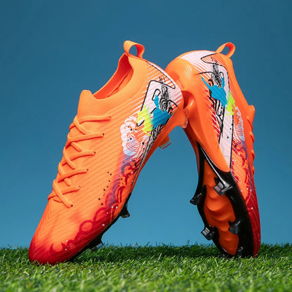 Novas Chuteiras de Futebol para Homem, Chuteiras de Futebol FG Antiderrapantes para Treino, Chuteiras de Futebol com Pitões Longos para Jogo, Ultraleves, Exterior, Dropshipping