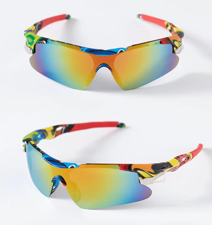 2026 UV400 Outdoor Sport Cycling Sunglasses Windproof Mountain Bike Bicycle Glasses for Men And Women Hiking Running