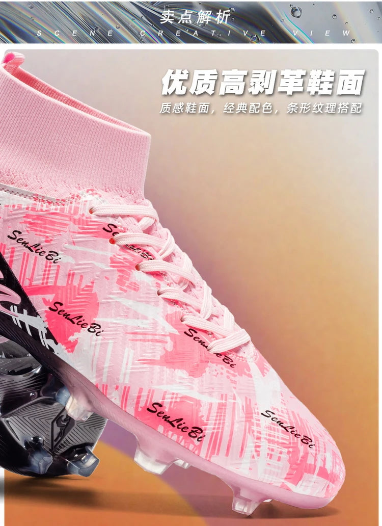 Professional Football Boots Men Soccer Shoes Society Football Cleats FG Ultralight Training Soccer Sneakers Outdoor Sports Shoe