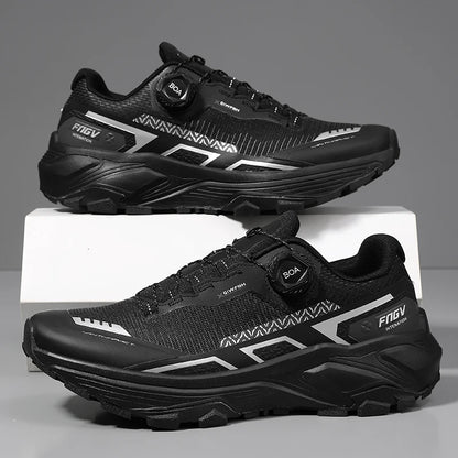 Mens Running Shoes Outdoor Mesh Breathe Mountain Off Road Climbing Shoes Wear Resistant Cosy Fashion Sneakers for Men