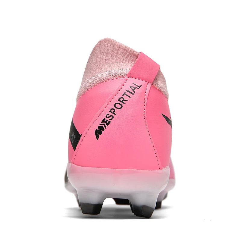 New Men Soccer Shoes Adult Non-Slip Boys Adult Futsal Sport Football Boots Grass Cleats Indoor Ultralight Turf Comfortable