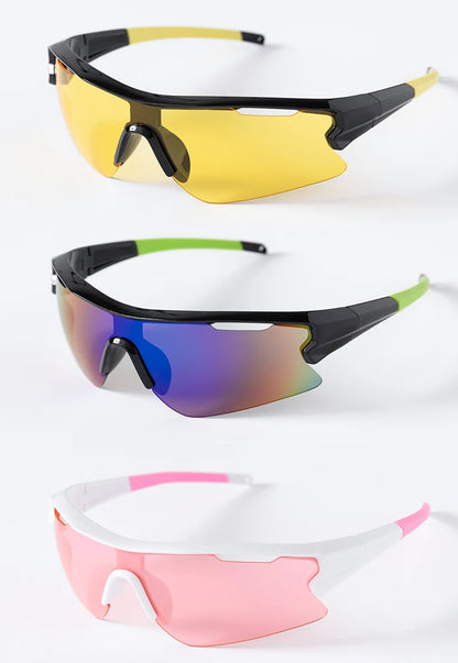 2026 UV400 Outdoor Sport Cycling Sunglasses Windproof Mountain Bike Bicycle Glasses for Men And Women Hiking Running