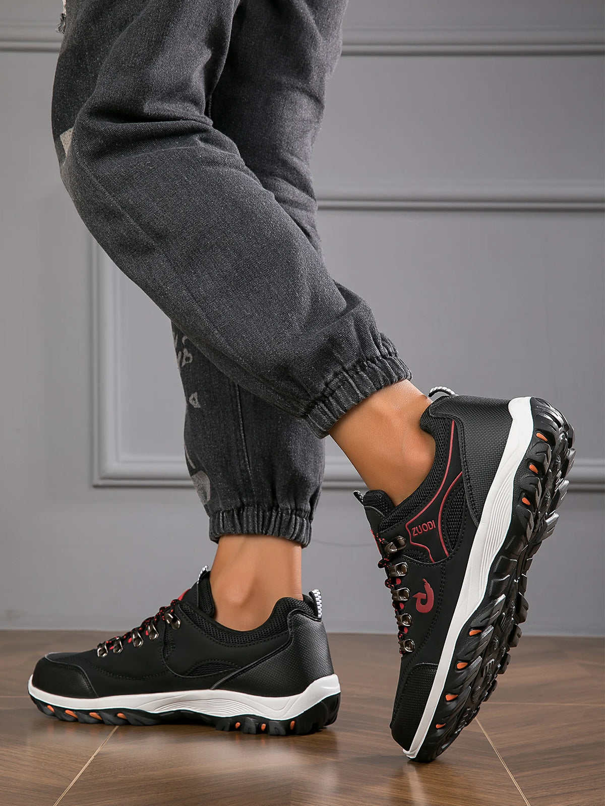 Herren-Wanderschuhe – Atmungsaktive Wander- und Sportschuhe – Outdoor – Ultraleicht – Rutschfest – Wandern – Camping – Laufen – Wander- und Sportschuhe