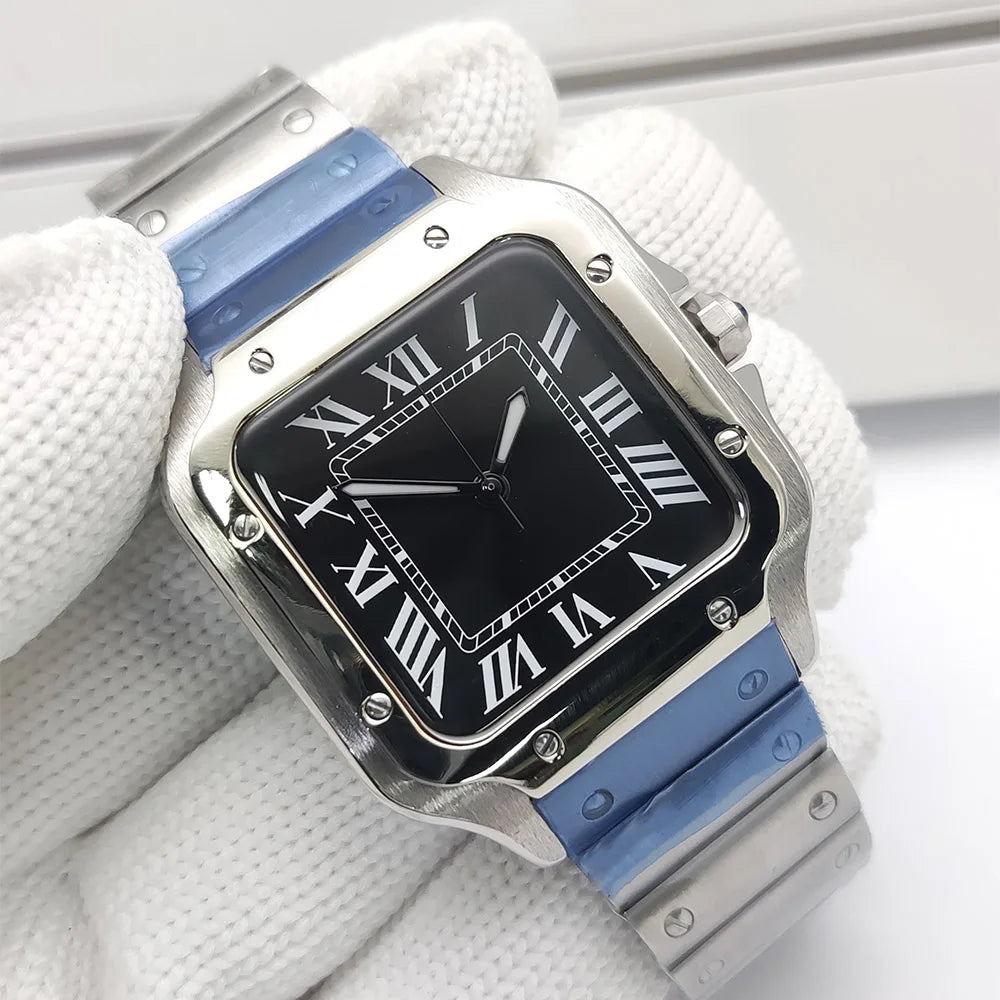 Men's watches Square Case New NH35 watch automatic sports watch waterproof fashion design Japan Miyota NH35 watch reloj hombre