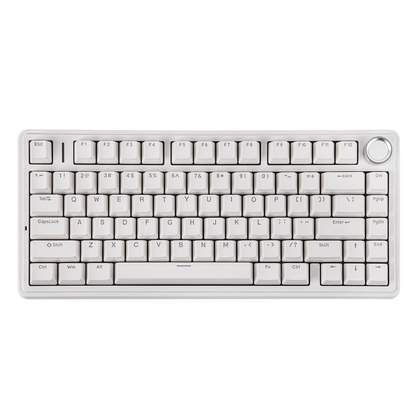 EPOMAKER x AULA F75 Teclado mecánico con cable 75% ANSI US Layout, montaje gasket, hot-swap, para Mac/WIN/Android, con perilla