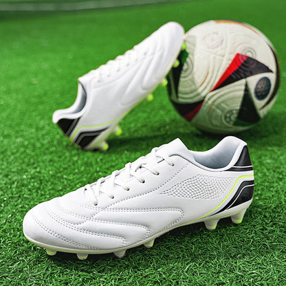 Chaussures de football pour hommes, crampons de football à tige haute pour terrain dur FG AG TF, entraînement professionnel, baskets légères pour l'extérieur, pointures 39-45