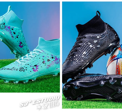 Chuteiras de futebol para homem, sapatos de futebol, chuteiras de futebol para rapazes, chuteiras de futebol para crianças, ténis, chuteiras de futebol unissexo