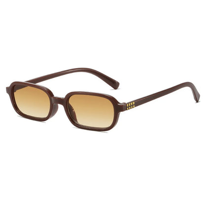 KLASSNUM Vintage Luxurious Small Rectangle Sunglasses Women Men Y2K Fashion Punk Sun Glasses Brand Designer UV400 Shades 2026