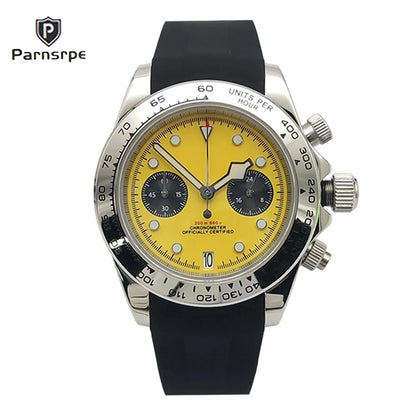 VK64 Men’s Chronograph Watch  Sapphire Crystal AR Glass, 5 Bar Waterproof Quartz Sports Watch