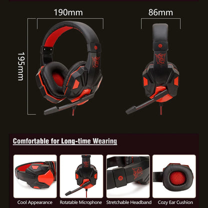 Professional Wired Gaming Headset with Noise Cancelling Microphone – Adjustable 3.5mm Stereo Headphones for PS5, PS4, PC, Laptop & Mobile Devices