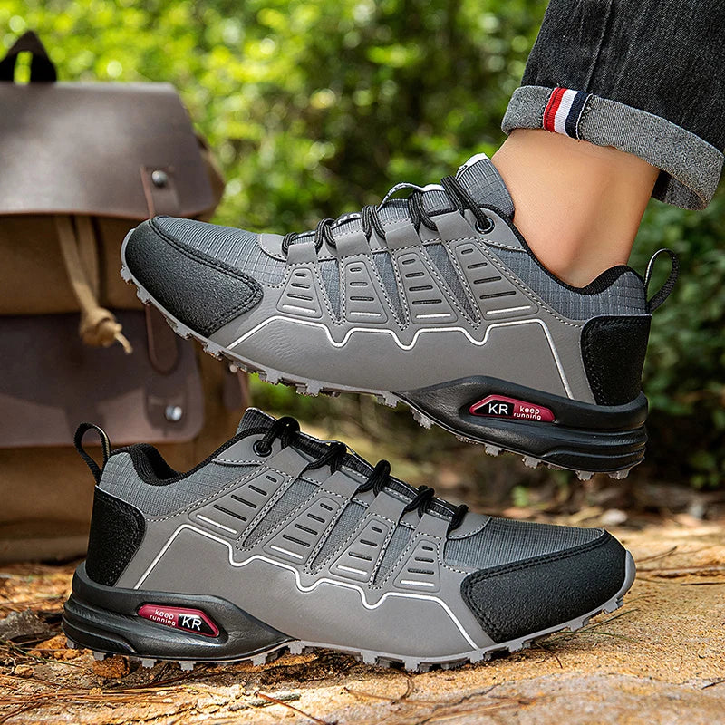 Men's Lockless Cycling Shoes,Outdoor Mountain Cross-Country Non-slip Hiking shoes,Breathable Sports Shoes,Road Cycling Shoes
