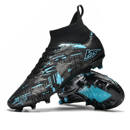 Chaussures de Football pour hommes TF/FG Sneaker garçon confortable société Original résistant chaussures de Football de qualité supérieure bottes de Football à longues pointes