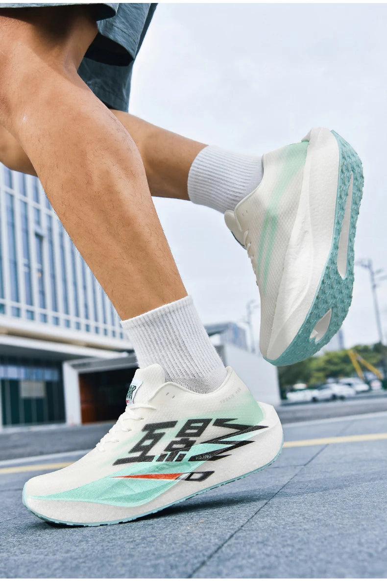 Running Shoes Men Sports Carbon Plate Specialty Breathable Lightweight Women's Comfortable Athletic Non-slip Sneakers Marathon