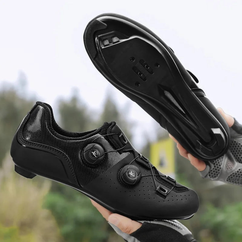 Cyklistické boty, cyklistické tenisky, s přezkami, protiskluzové, pánské boty na horskou cyklistiku, cyklistické boty, silniční obuv, rychlostní boty