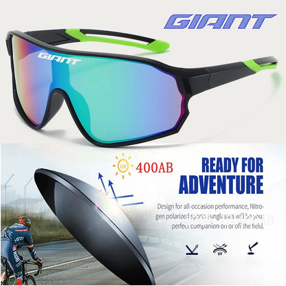 Okulary rowerowe GIANT dla mężczyzn i kobiet, UV400, z soczewkami HD REVO zapobiegającymi parowaniu, certyfikowane zgodnie z normami CE/ANSI, w stylu Cateye, do rowerów MTB i szosowych