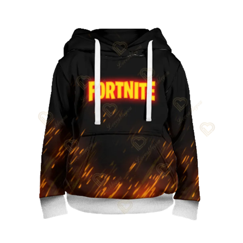 Суитшърт с качулка за момчета Fortnite Cool Heroes Cosplay, детски дрехи с анимационен дизайн, пролетно-есенно бебешко палто, детско яке с качулка